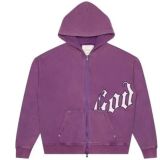 Godspeed Retro Grape Hoodie front view Godspeed Retro Grape Hoodie front view