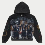 Stylish black hoodie Black Wash Dynasty